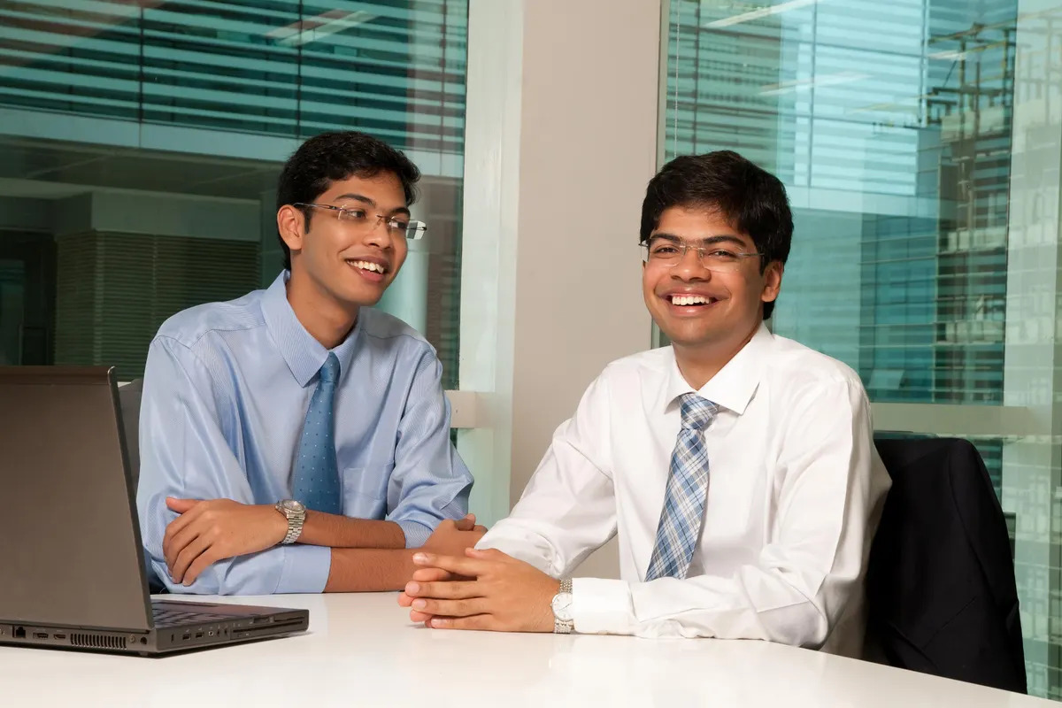 Abhinav Aggarwal and Raghav Aggarwal, co-founders of Fluid AI