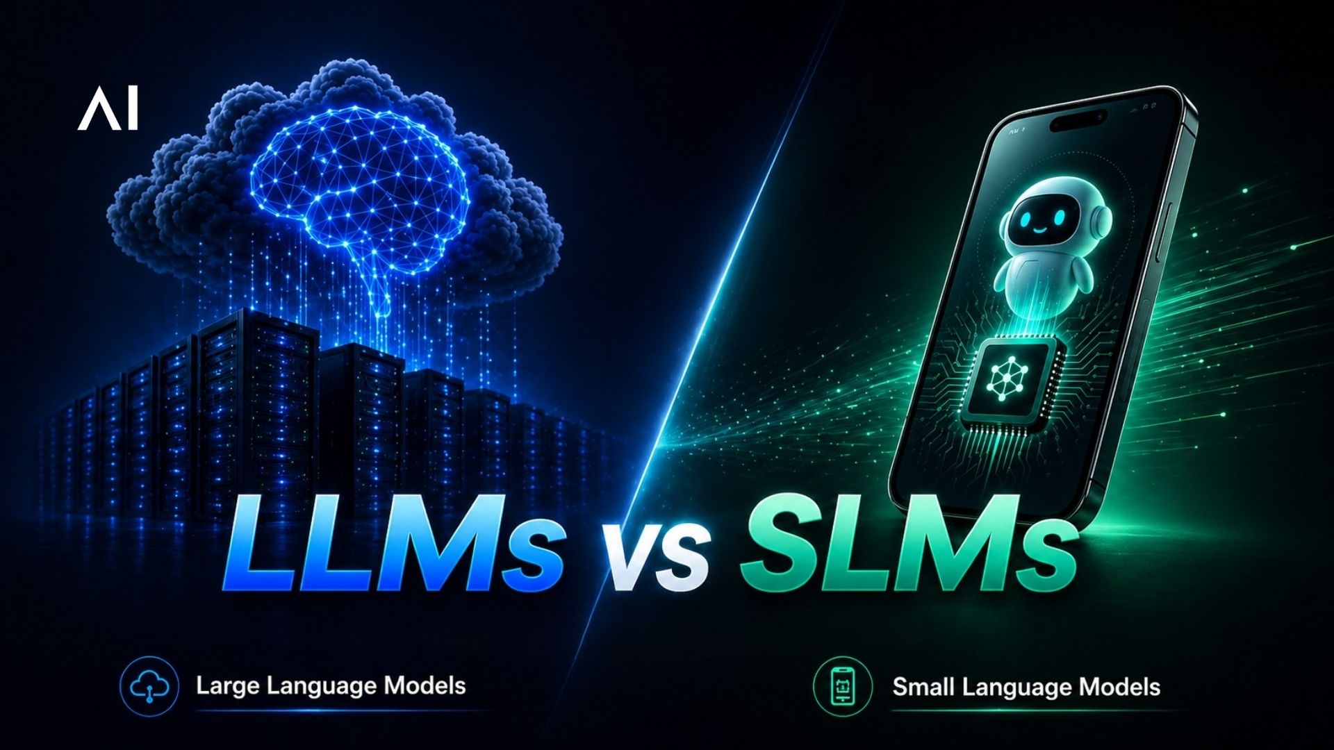 LLMs vs. SLMs Explained: The Differences in Large & Small Language Models
