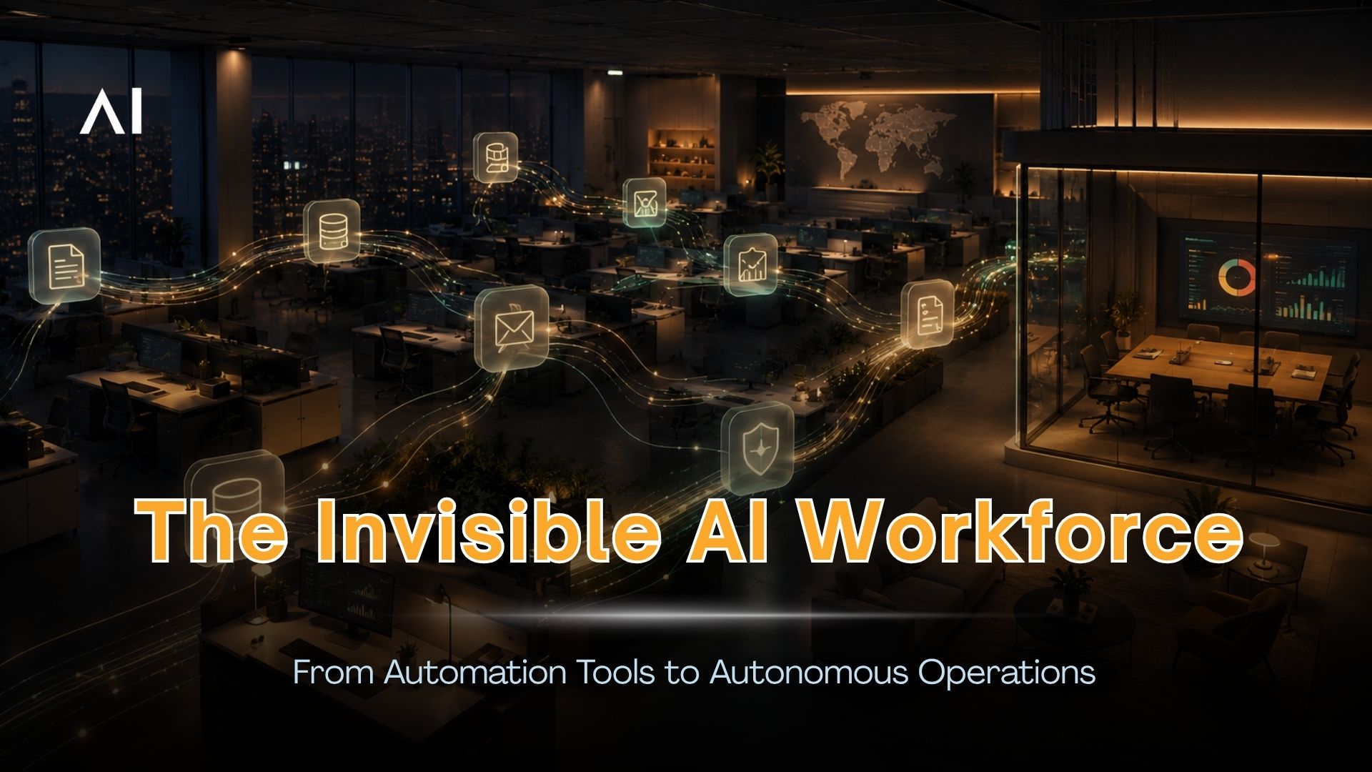 The Invisible AI Workforce: How Enterprises Are Moving From Automation Tools to Autonomous Operations