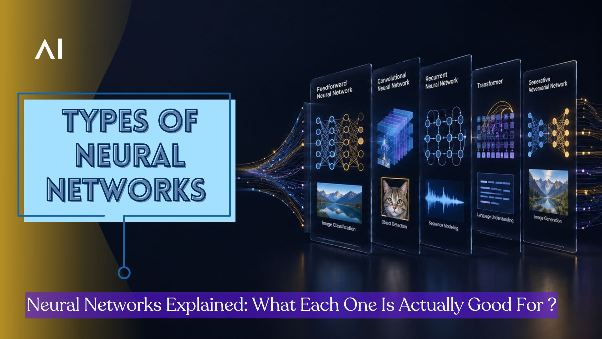 Types of Neural Networks Explained: What Each One Is Actually Good For