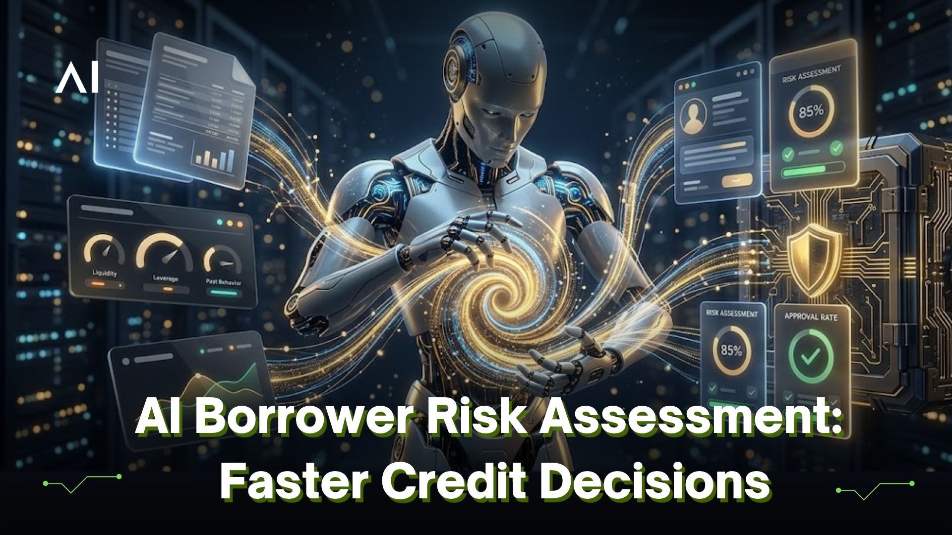 AI-Powered Borrower Risk Assessment: Enhancing Speed and Consistency in Credit Decisions
